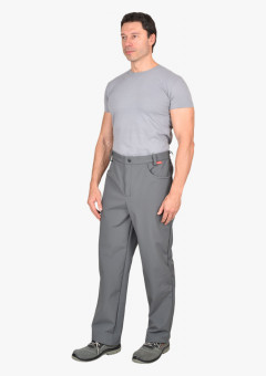 Брюки СИРИУС-АЗОВ серый софтшелл пл 350 г/кв.м