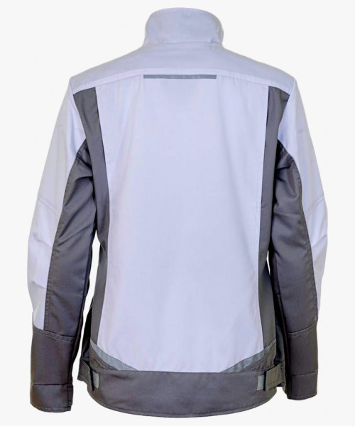 Куртка рабочая женская Brodeks KS228, цвет белый, серый