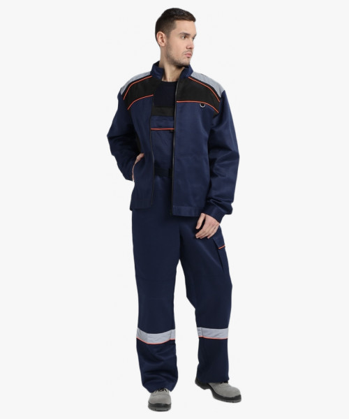 Костюм Практичный-2 СОП CH (тк.Смесовая,210) п/к, т.синий/черный