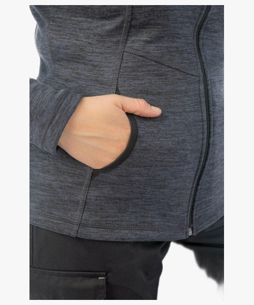 Толстовка флисовая женская Brodeks KS244 cation, цвет серый