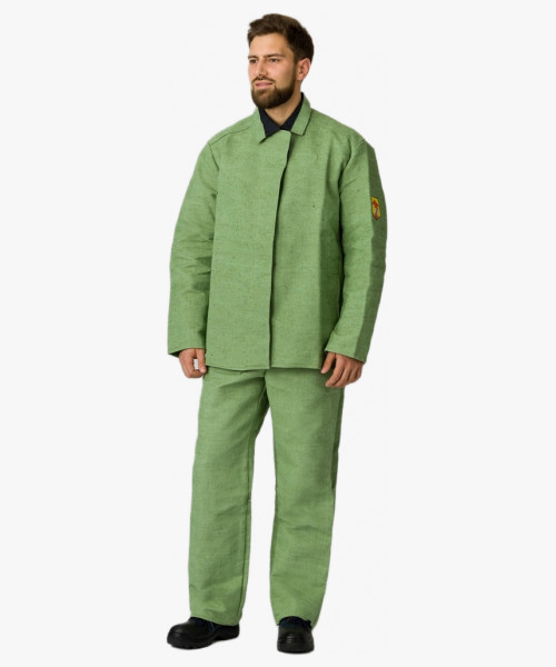 Костюм сварщика 1 кл.защиты (тк.Брезент, 480),хаки