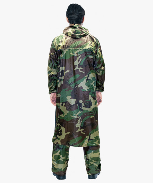 Плащ влагозащитный SIRIUS Стандарт (210 гр/м2) КМФ зеленый (ЧЗ)