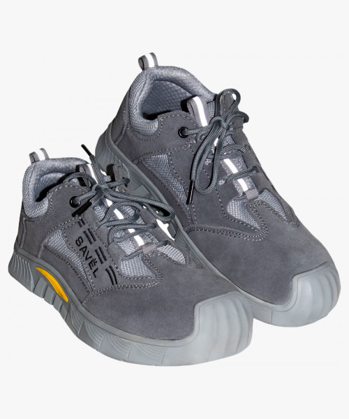 Полуботинки УНИВЕРСАЛ НИТРО, замша (серые), Нитрил