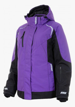 Куртка женская зимняя KW 208, цвет фиолетовый
