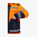 Костюм зимний для дорожника Ультра (тк.Смесовая,210) п/к, оранжевый/т.синий