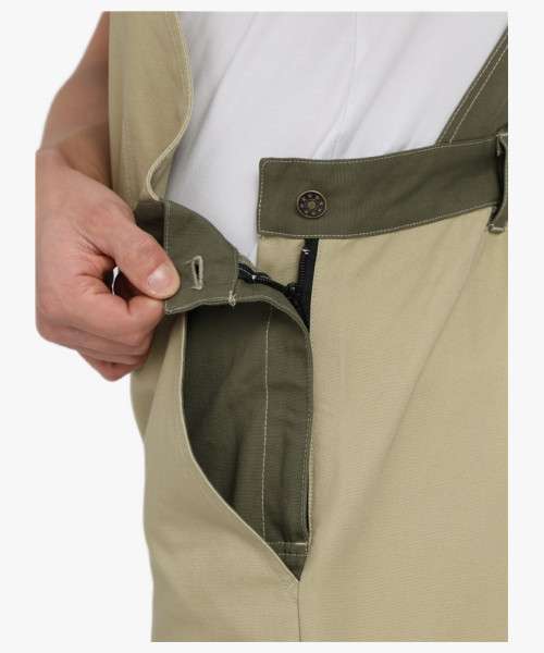 Полукомбинезон Челси CH (тк.Канвас,270), хаки/бежевый