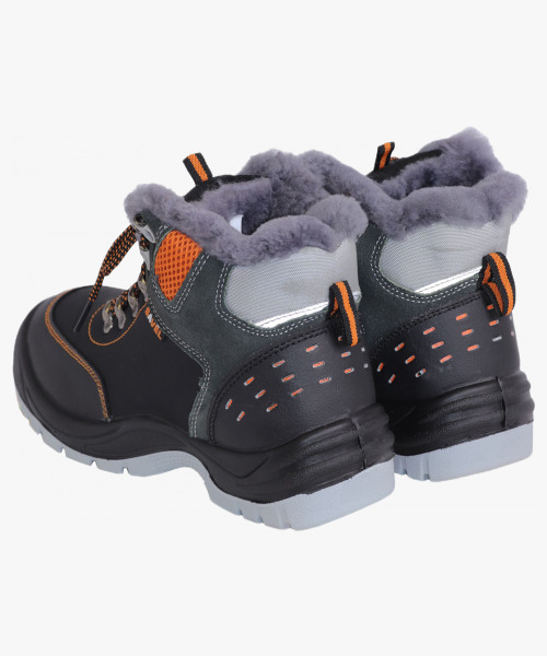 Ботинки АКТИВ, кожа, нат. мех, ПУ-ТПУ