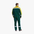 Костюм Бриготек-2 СОП (тк. Смесовая, 260) полукомбинезон, зелёный/желтый