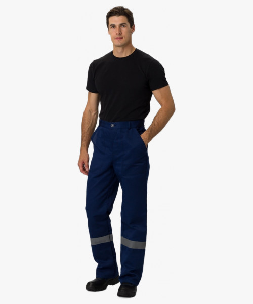 Костюм Экспертный-Люкс СОП (тк.Смесовая,210) брюки, т.синий