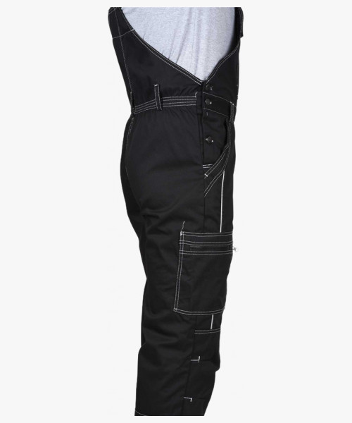 Костюм мужской СИРИУС-АЛЕКС куртка, полукомбинезон, чёрный