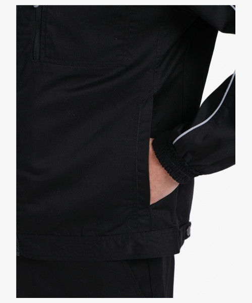 Костюм мужской летний ProfLineSpecialist-2 (тк.Смесовая,240) полукомбинезон, черный