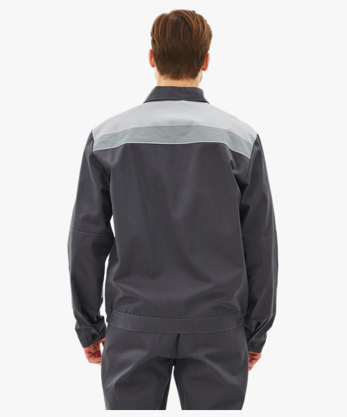 Костюм Липецк-2 СОП CH (тк.Смесовая,280) п/к, т.серый/св.серый