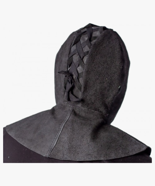 Подшлемник спилковый, черный