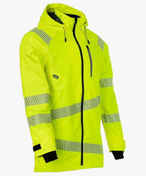 Куртка-парка сигнальная летняя Brodeks KS223, цвет жёлтый