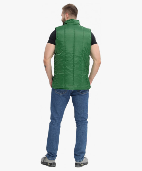 Жилет утепленный Универсальный (тк.Оксфорд), т.зеленый