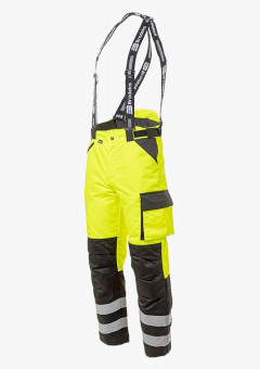 Брюки сигнальные зимние Brodeks KW308, цвет жёлтый, чёрный