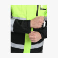 Куртка-трансформер сигнальная ProfLineSpecialist (тк.Смесовая МВО,240), желтый/черный