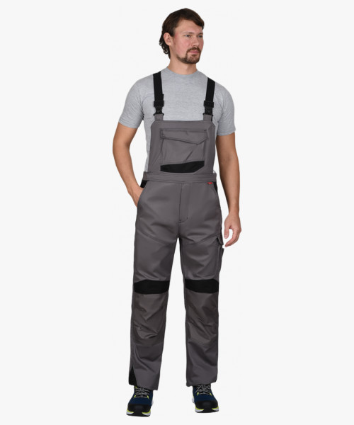 Полукомбинезон СИРИУС-ЦИТРИН ср.серый с черным