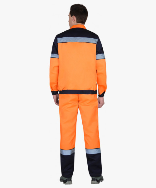 Костюм СИРИУС-ЛЕГИОНЕР куртка, п/к, оранжевый с синим и СОП