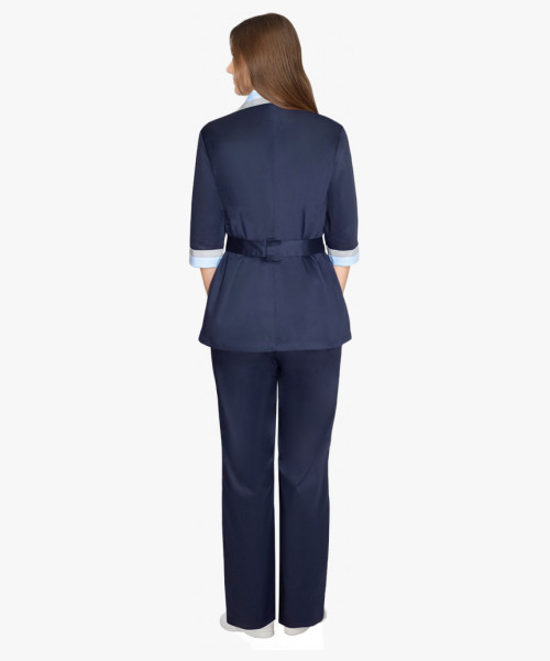 Костюм СИРИУС-ФЛОРА женский темно-синий