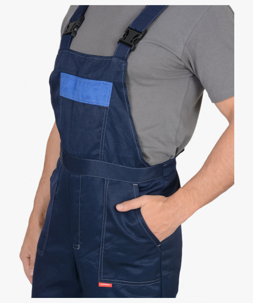 Костюм СИРИУС-ЛЕГИОНЕР куртка, п/к т.синий с васильковым СОП 50 мм