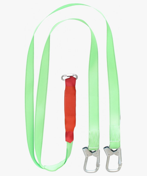 Строп аАд+Кс (лента) двойной с амортизатором 2 монт.+1 соед.кар. 1,5м