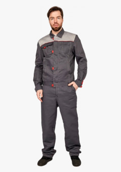 Костюм Фаворит-К (тк.Смесовая,210) п/к, т.серый/серый