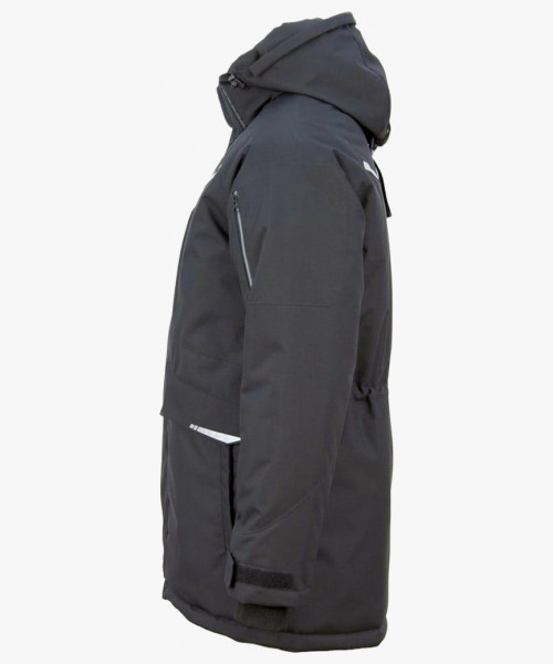 Куртка-парка зимняя мужская Brodeks KW215, цвет чёрный