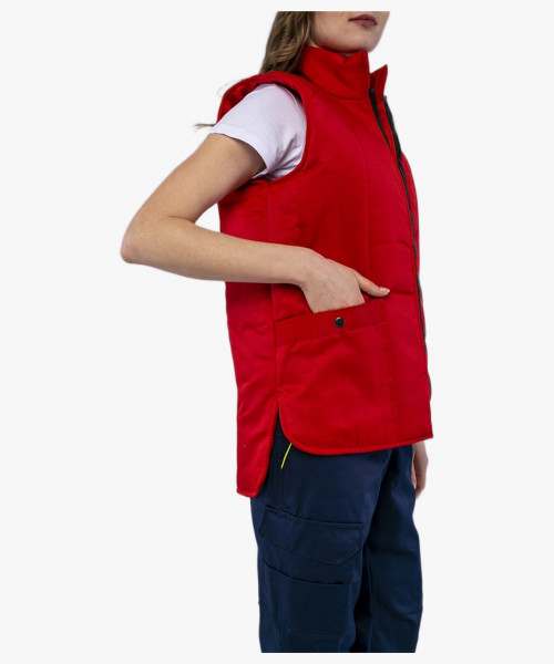 Жилет утепленный Универсальный (Смесовая, 210), красный