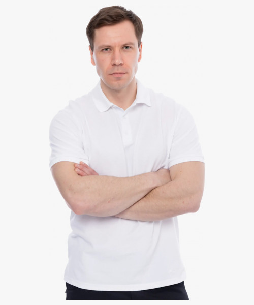 Рубашка-поло Brodeks KS721, цвет белый