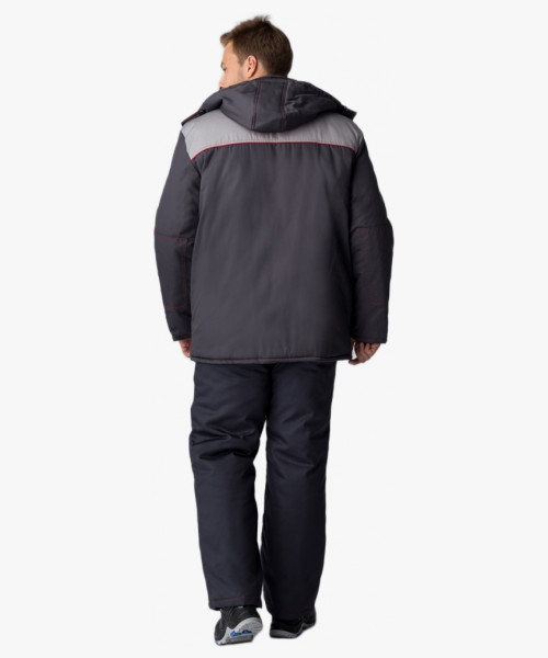 Куртка зимняя Фаворит (Балтекс, 210), тёмно-серый/серый