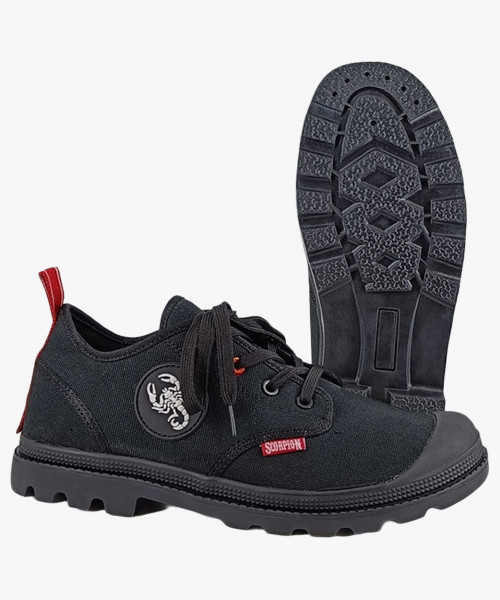 Кеды Скорпион Комфорт ПУ-Р (арт.1650), черный