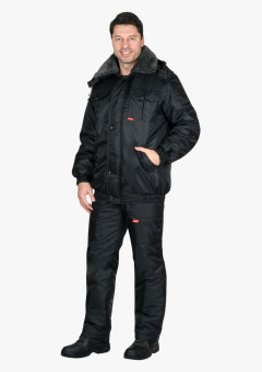Костюм СИРИУС-ПОЛЮС куртка, брюки черный