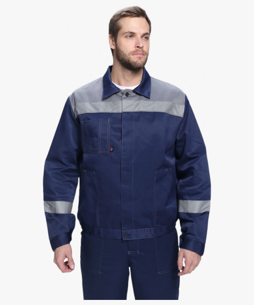 Костюм Лигор-2 СОП К. (тк.Смесовая,210) п/к, т.синий/серый