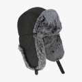 Шапка-ушанка Brodeks Extreme KM 109, цвет чёрный, серый мех