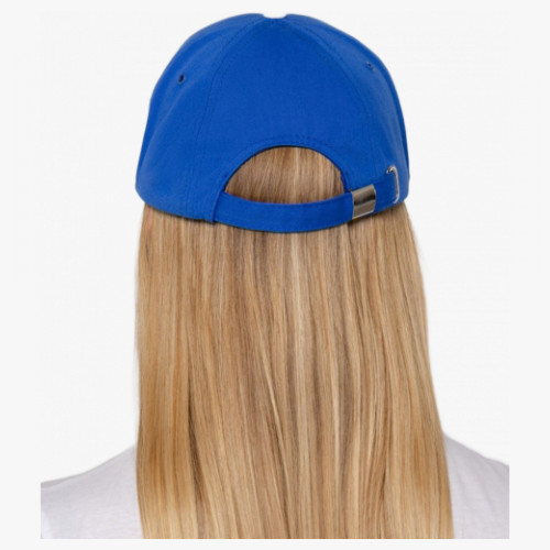 Бейсболка Honor, ярко-синяя с белым кантом