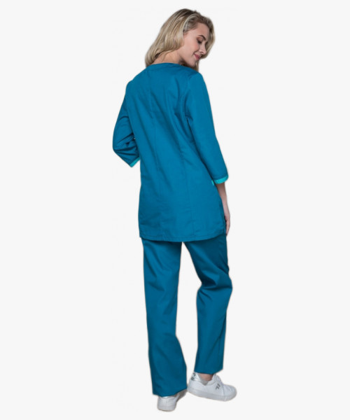 Женский костюм Вояж (ткань ТиСи), морская волна