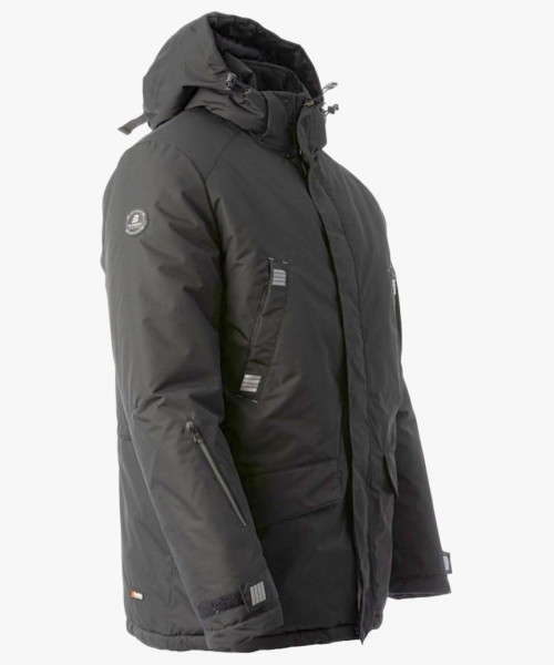 Куртка-парка зимняя мужская Brodeks KW204, цвет чёрный