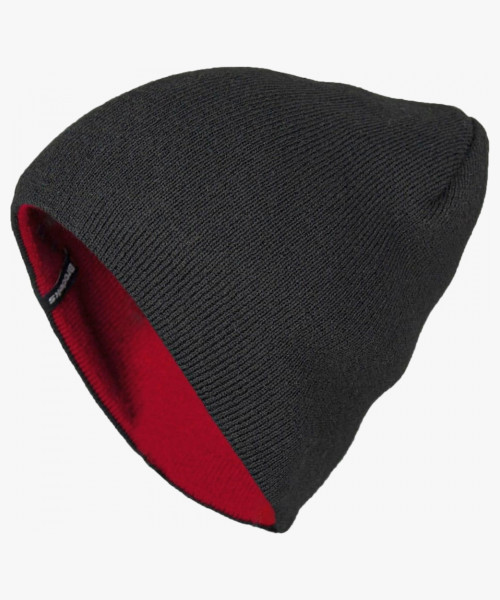 Шапка Brodeks Light Bicolor, цвет красный, чёрный
