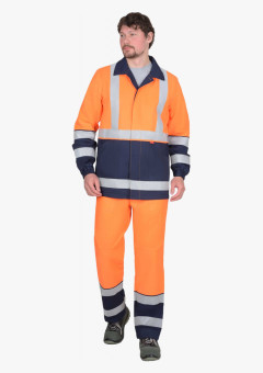 Куртк. СИРИУС-ТЕРМИНАЛ-3-РОСС оранжевая с тёмно-синим