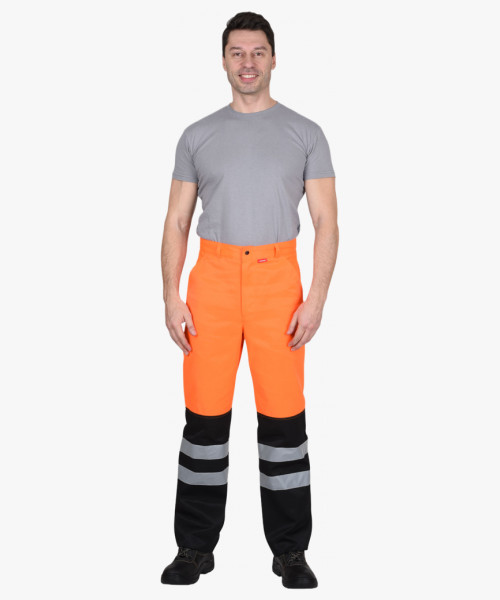 Костюм мужской СИРИУС-МАГИСТРАЛЬ-ЛЮКС куртка, брюки, оранжевый