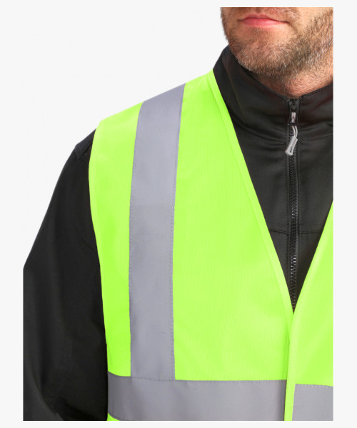 Жилет сигнальный ProfLineBase СОП-4 (тк.Полиэфир,100), желтый