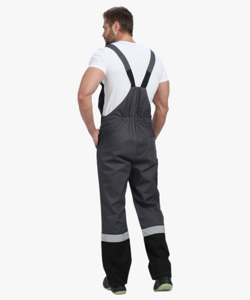 Костюм Виват-2 Премиум CH МВО (тк.Смесовая,240) п/к, т.серый/черный/св.серый