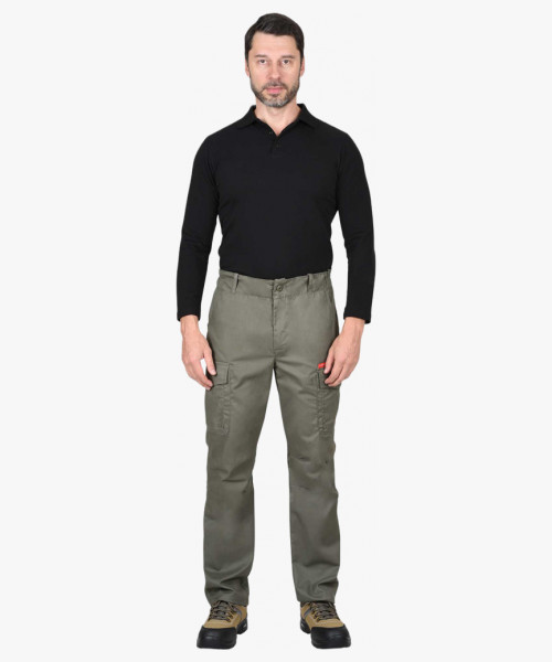 Брюки СИРИУС-ТАКТИК олива тк. механический стрейч с ВО