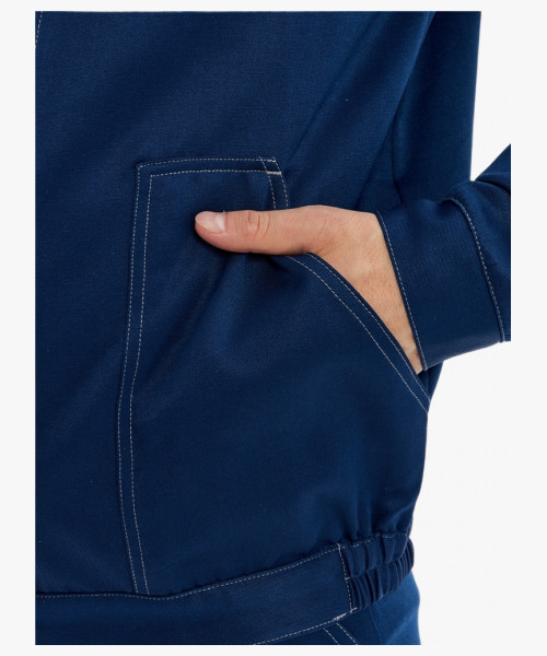 Костюм Лигор-1 СОП К. (тк.Смесовая,210) брюки, т.синий/серый