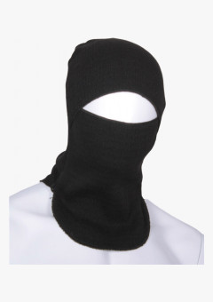 Подшлемник трикотажный зимний, черный