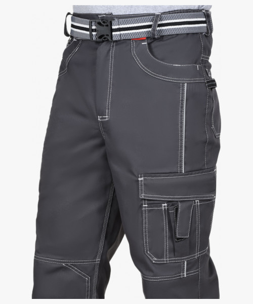 Костюм мужской летний СИРИУС-ПРЕСТИЖ куртка, брюки, серый, голубой