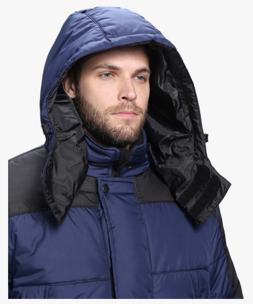 Куртка зимняя Европа CH (тк.Дюспо), т.синий/черный