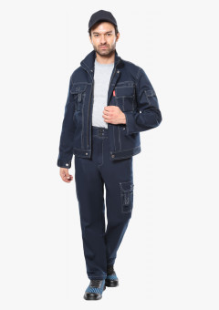 Костюм СИРИУС-ПЛУТОН-РОСС куртка, брюки тёмно-синий