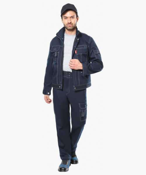 Костюм СИРИУС-ПЛУТОН-РОСС куртка, брюки тёмно-синий